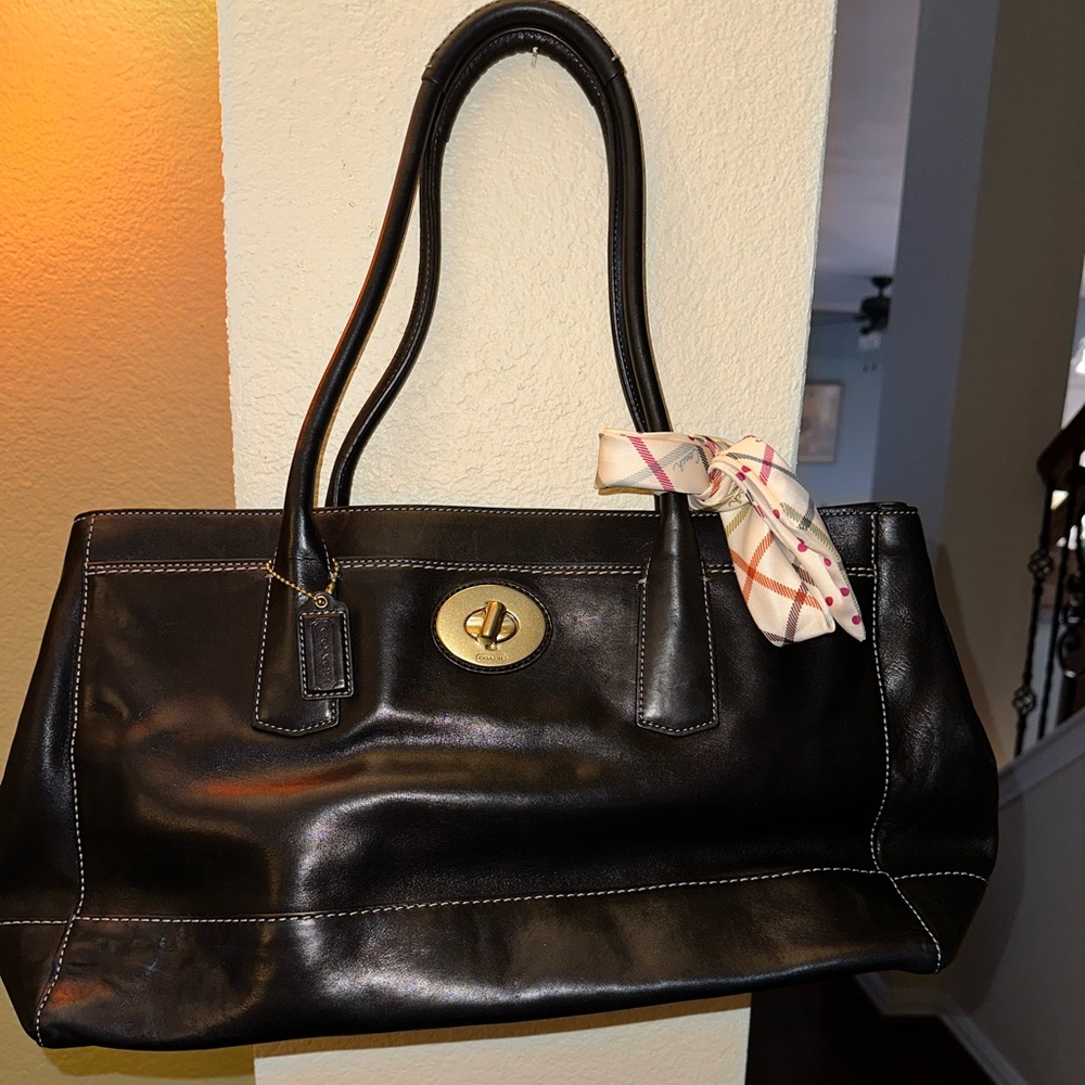 Coach Madison Tote 12477 Black - Picture 1 of 6